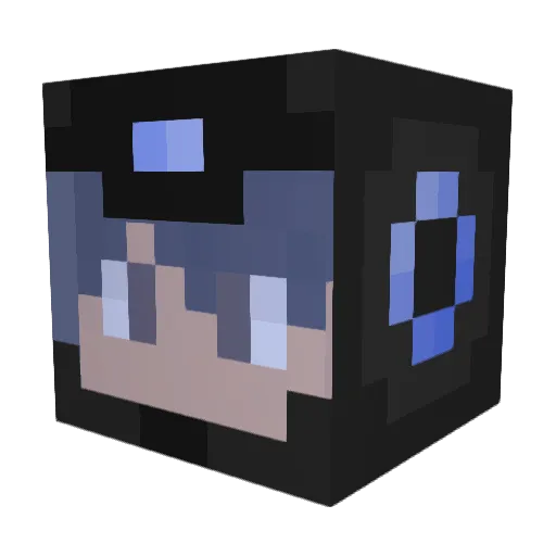 Scigeotech Minecraft avatar head, 3D render
