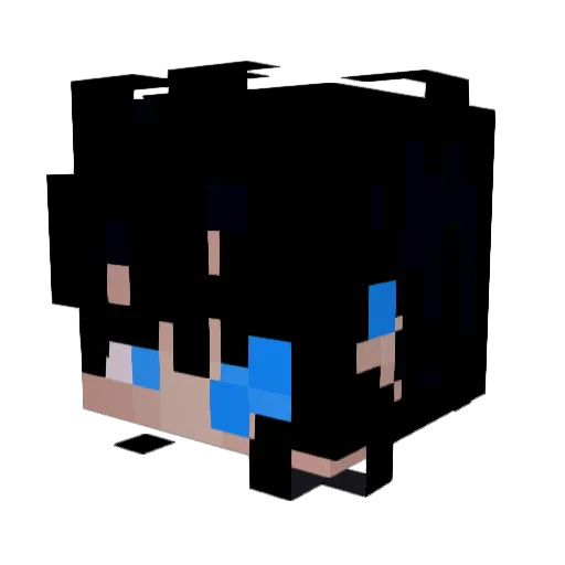 Scilasz Minecraft avatar head, 3D render