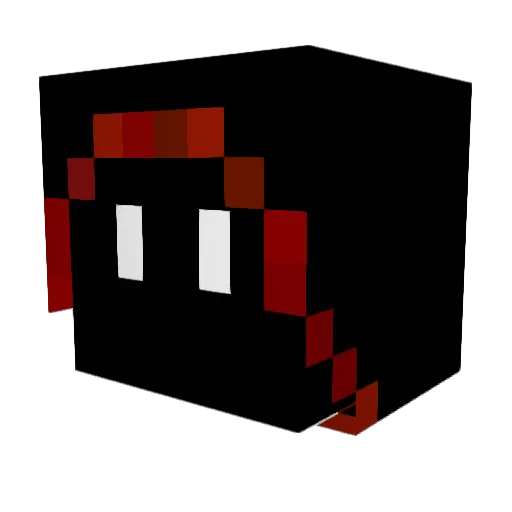 Scimitarion Minecraft avatar head, 3D render