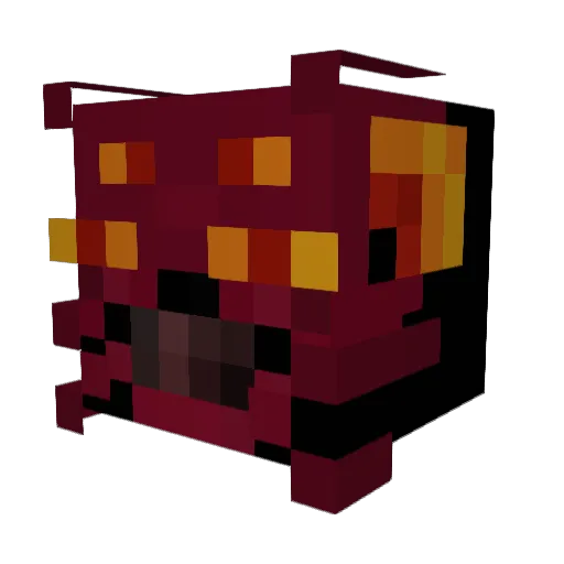 Sciophobia__ Minecraft avatar head, 3D render