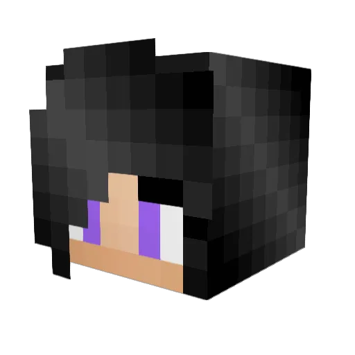 Scipion87 Minecraft avatar head, 3D render