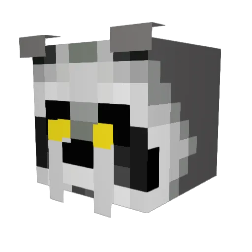 Scipsci04 Minecraft avatar head, 3D render