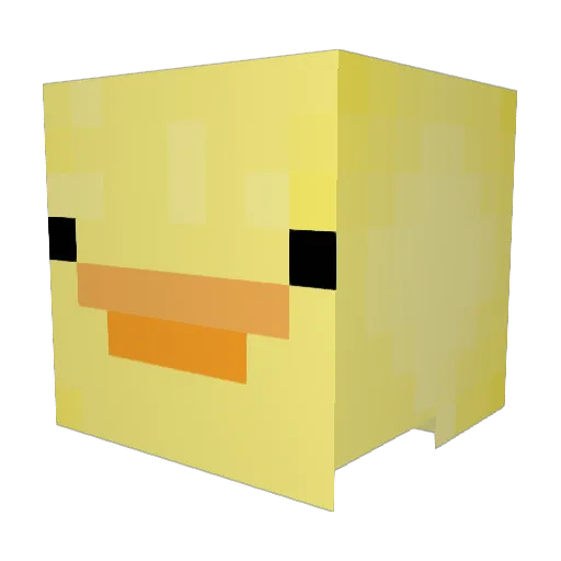Sciroyo Minecraft avatar head, 3D render