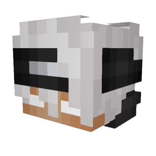 SckerZZ Minecraft avatar head, 3D render