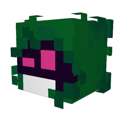 Sckoll Minecraft avatar head, 3D render