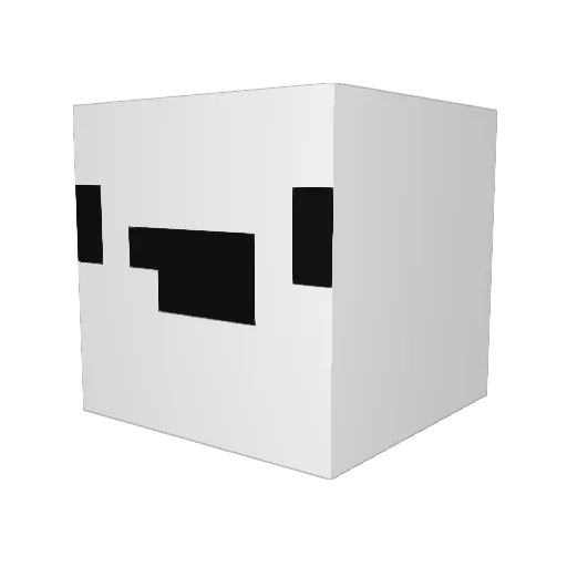 SckonoyGJ Minecraft avatar head, 3D render