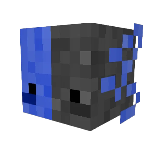 Sclumpenschuh Minecraft avatar head, 3D render