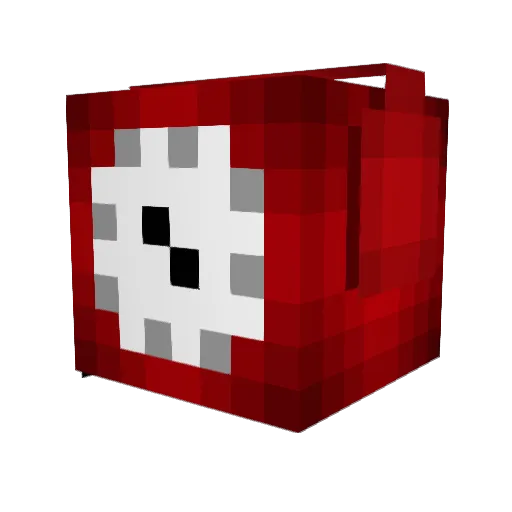 Scnds Minecraft avatar head, 3D render