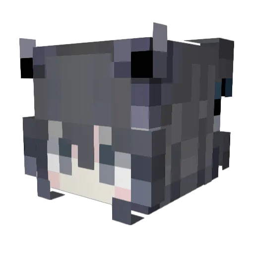 ScoRipt Minecraft avatar head, 3D render