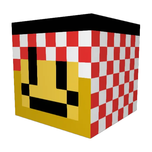Scofi04 Minecraft avatar head, 3D render