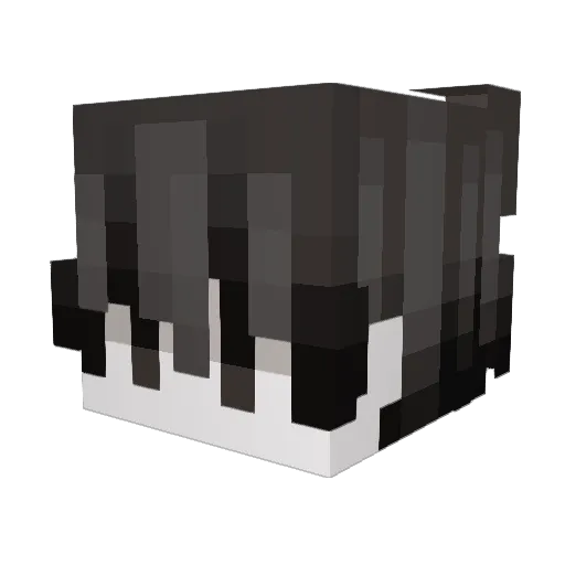Scofield02 Minecraft avatar head, 3D render