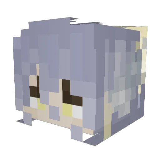 ScoldingHeart74 Minecraft avatar head, 3D render
