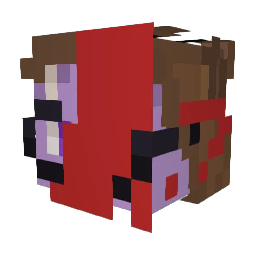 ScoobyDooWap Minecraft avatar head, 3D render