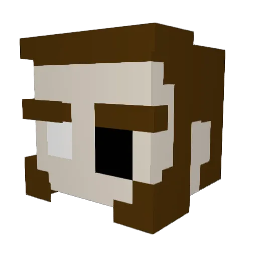 ScoobyTuesday Minecraft avatar head, 3D render