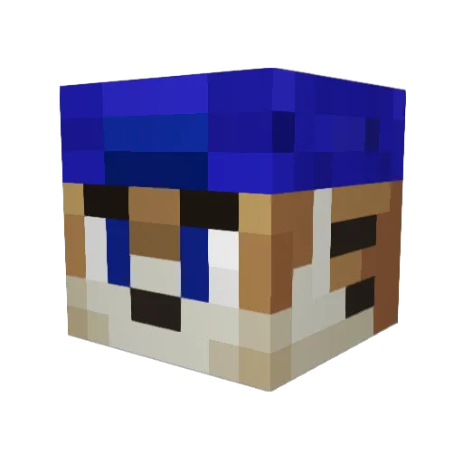 ScoobyYG Minecraft avatar head, 3D render