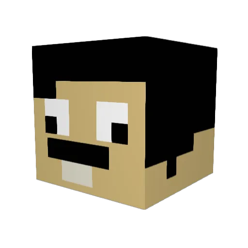 Scoopsahoy12 Minecraft avatar head, 3D render