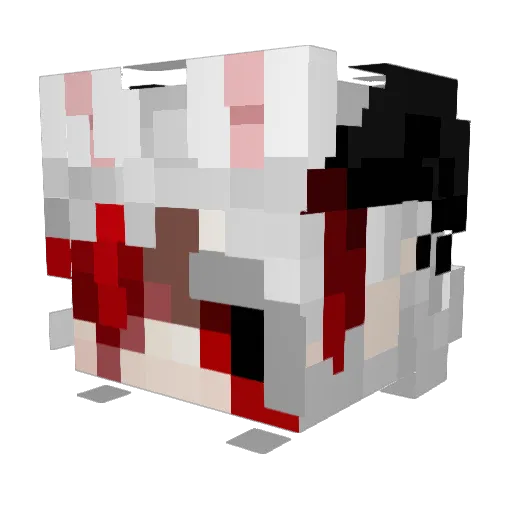 ScoorpssZ Minecraft avatar head, 3D render