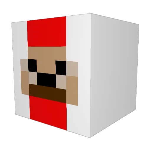 Scootazzz Minecraft avatar head, 3D render