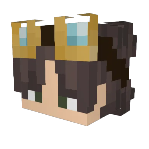 Scoots3215 Minecraft avatar head, 3D render