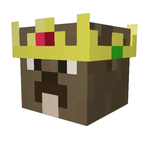 Scootzy Minecraft avatar head, 3D render