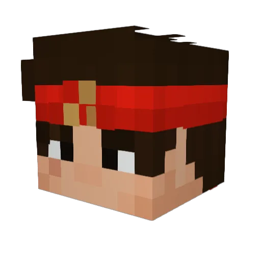 ScopezDylan Minecraft avatar head, 3D render