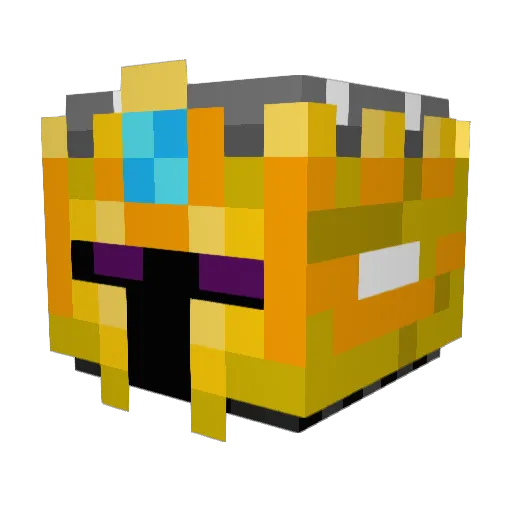 Scoppercs Minecraft avatar head, 3D render