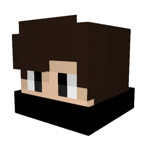 ScorPzTGod Minecraft avatar head, 3D render