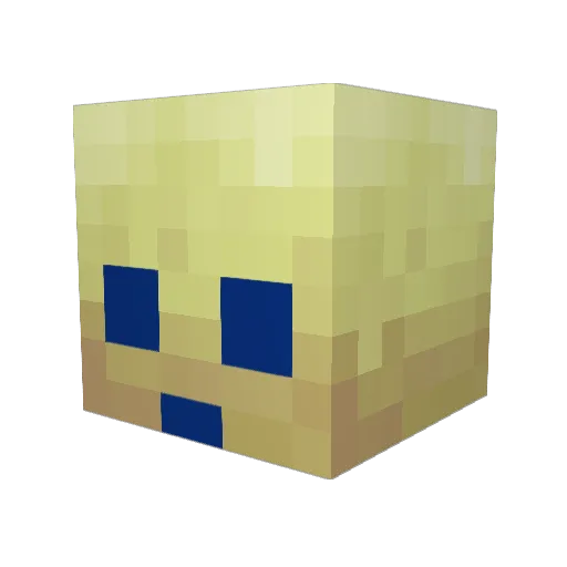 Scorbunny17 Minecraft avatar head, 3D render