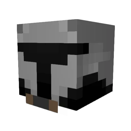 Scorch2525 Minecraft avatar head, 3D render