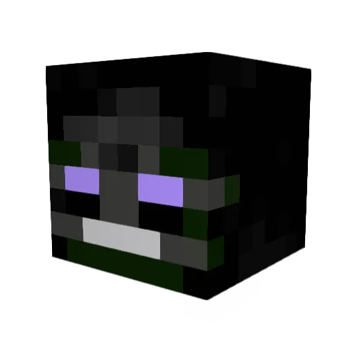 ScorchPhoenix Minecraft avatar head, 3D render