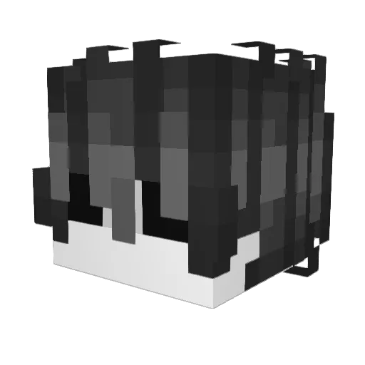 Scorchful Minecraft avatar head, 3D render