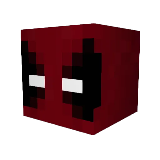 Scorcra Minecraft avatar head, 3D render