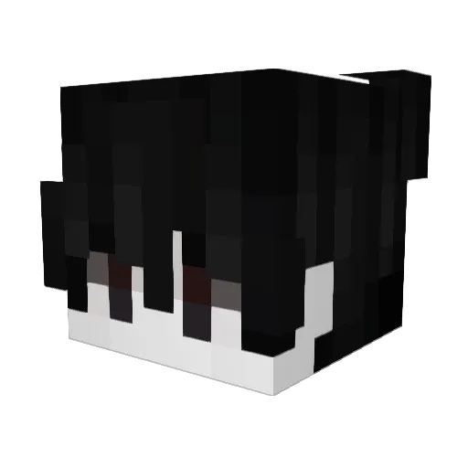 Scoreal Minecraft avatar head, 3D render