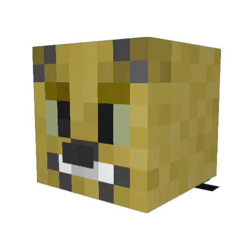 ScoredCash61877 Minecraft avatar head, 3D render