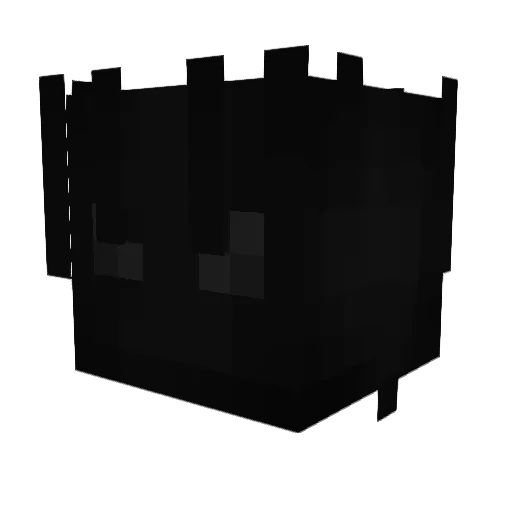 ScoredHall Minecraft avatar head, 3D render