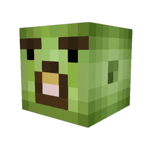 Scorge123 Minecraft avatar head, 3D render