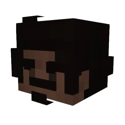 ScoringWynter Minecraft avatar head, 3D render