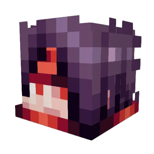 Scorlens Minecraft avatar head, 3D render