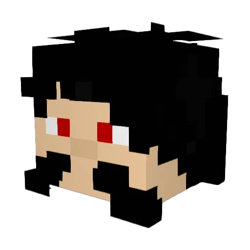 Scorp0804 Minecraft avatar head, 3D render