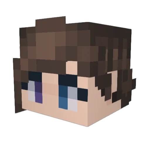 ScorpDes Minecraft avatar head, 3D render