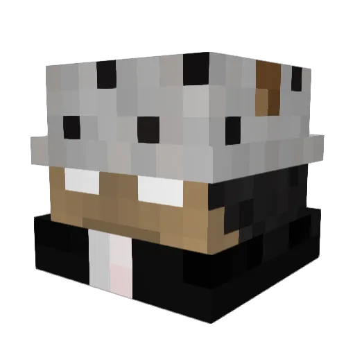 Scorp_CDC Minecraft avatar head, 3D render