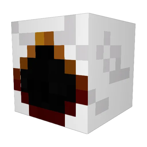 Scorpaena Minecraft avatar head, 3D render