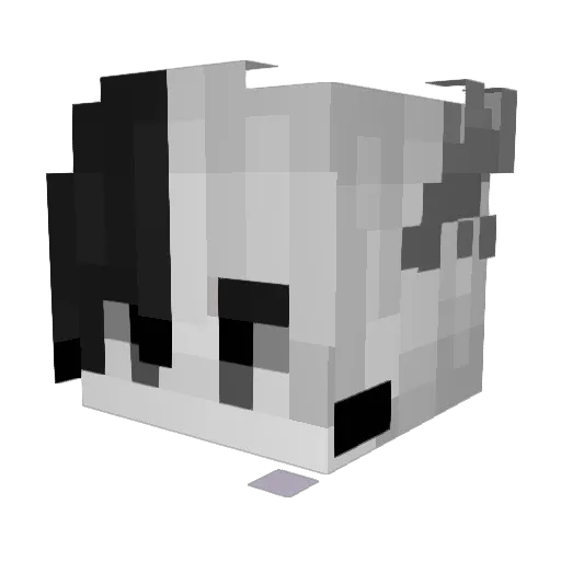Scorpi322 Minecraft avatar head, 3D render