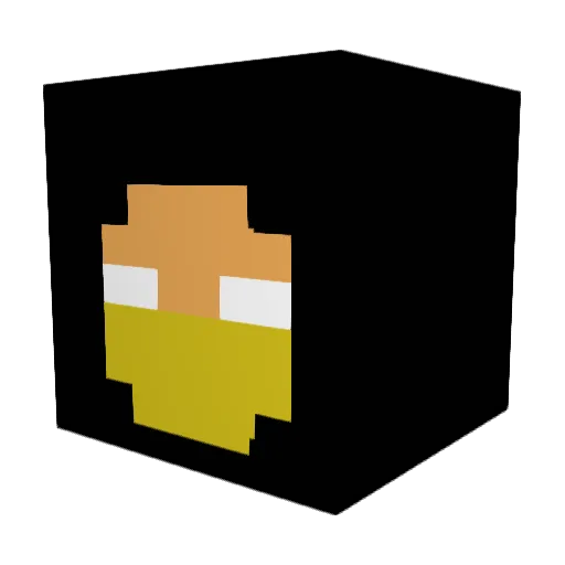 Scorpian_42 Minecraft avatar head, 3D render