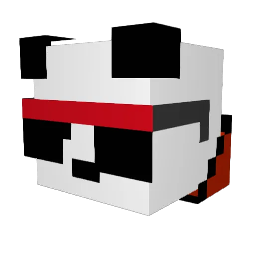 Scorpibum Minecraft avatar head, 3D render