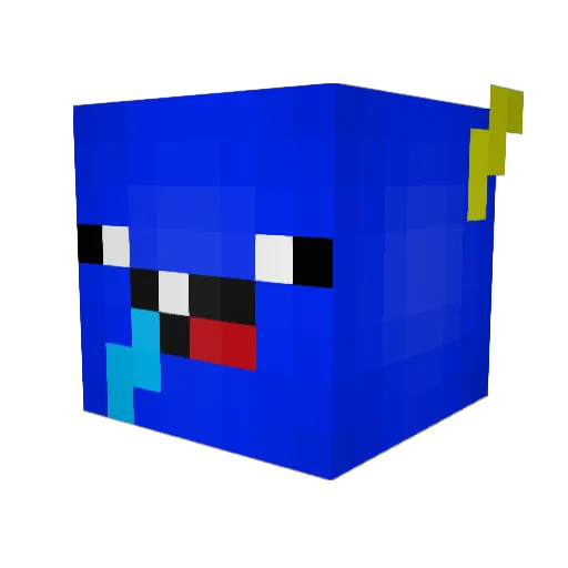 Scorpicz Minecraft avatar head, 3D render