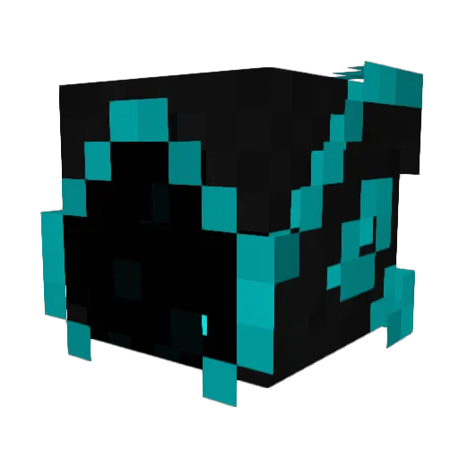 Scorpiirexi Minecraft avatar head, 3D render