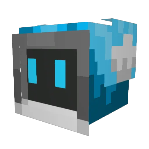 Scorpio2098 Minecraft avatar head, 3D render