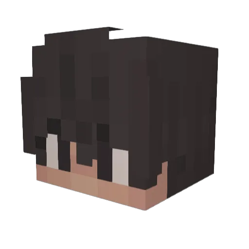 Scorpio26 Minecraft avatar head, 3D render