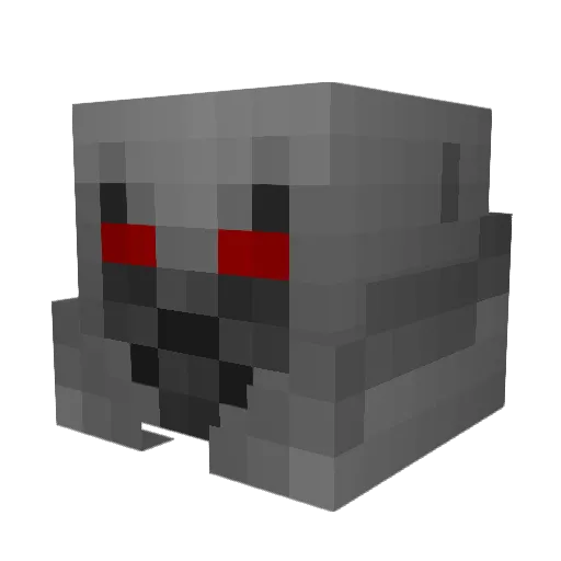 Scorpio7619 Minecraft avatar head, 3D render